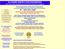 Tablet Screenshot of njhomeinspectionengineers.com